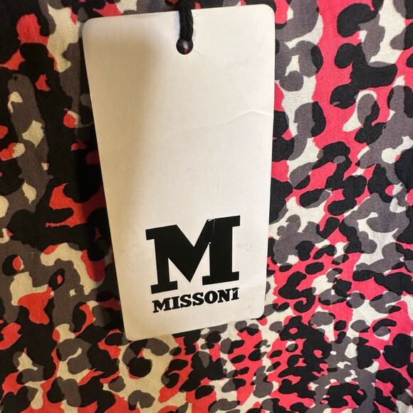 M Missoni Cheetah Cotton Adjustable Strap Shift Dress New With Tags - Picture 6 of 12